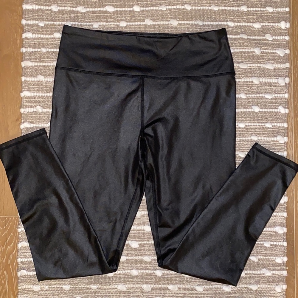 Fake leather leggings